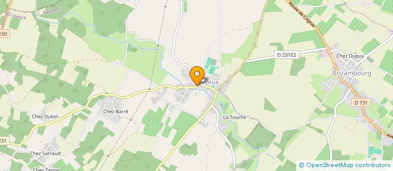 localisation de l'entreprise MONSIEUR GILLES GICAILLAUD  AUJAC