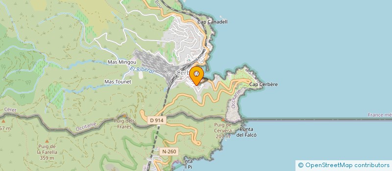 localisation de l'entreprise MONSIEUR GILLES GILLES  CERBERE