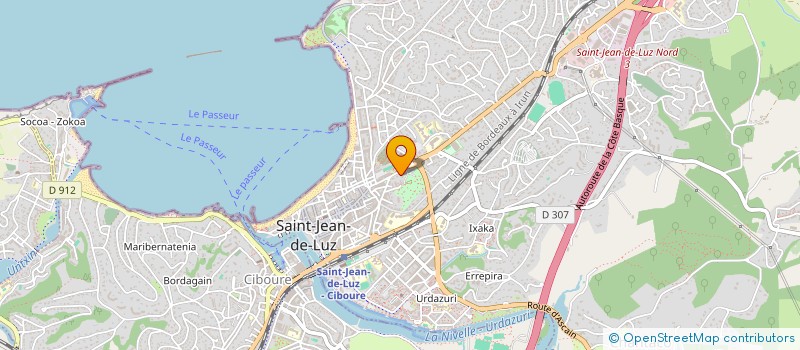 localisation de l'entreprise MONSIEUR GILLES GIMBERT à SAINT-JEAN-DE-LUZ