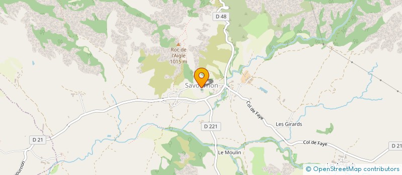 localisation de l'entreprise MONSIEUR GILLES GIRARD  SAVOURNON