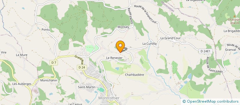 localisation de l'entreprise MONSIEUR GILLES GIRARDON à MONTROTTIER