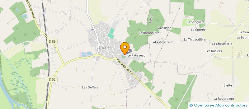 localisation de l'entreprise MONSIEUR GILLES GITEAU à ETRICHE