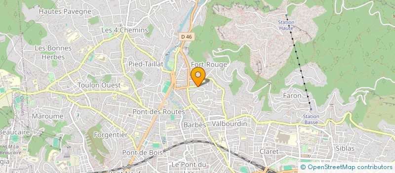 localisation de l'entreprise MONSIEUR GILLES GIUNTINI  TOULON