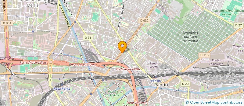 localisation de l'entreprise MONSIEUR GILLES GNAMLIN  PANTIN