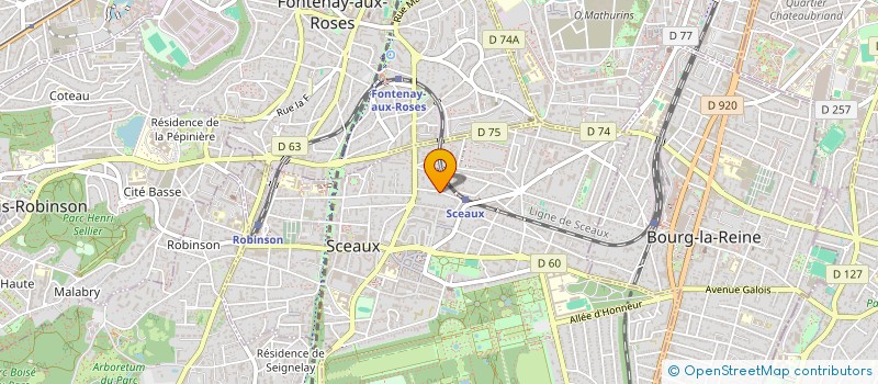 localisation de l'entreprise MONSIEUR GILLES GOAOC à SCEAUX
