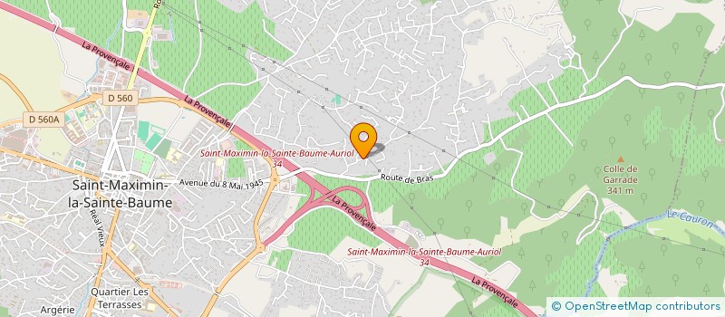 localisation de l'entreprise MONSIEUR GILLES GODARD à SAINT-MAXIMIN-LA-SAINTE-BAUME