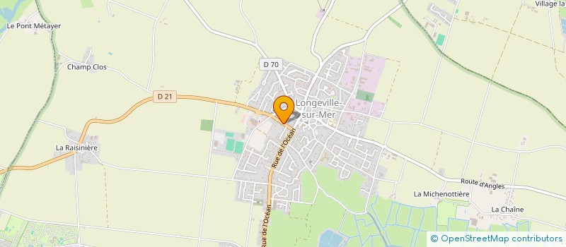 localisation de l'entreprise MONSIEUR GILLES GODARD  LONGEVILLE-SUR-MER