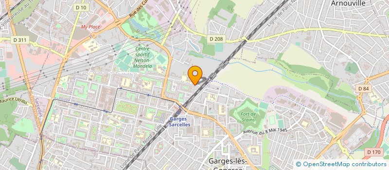 localisation de l'entreprise MONSIEUR GILLES GODIN à SARCELLES