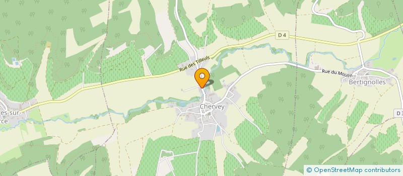 localisation de l'entreprise MONSIEUR GILLES GODIN  CHERVEY