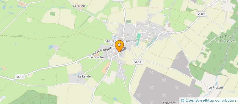 localisation de l'entreprise MONSIEUR GILLES GODINEAU à MAUZE THOUARSAIS
