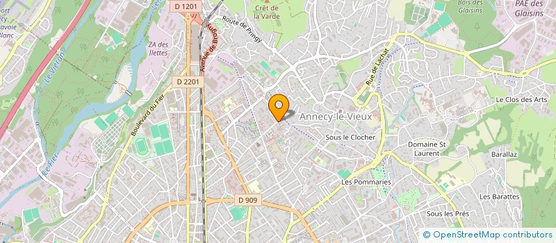 localisation de l'entreprise MONSIEUR GILLES GOGUET  ANNECY