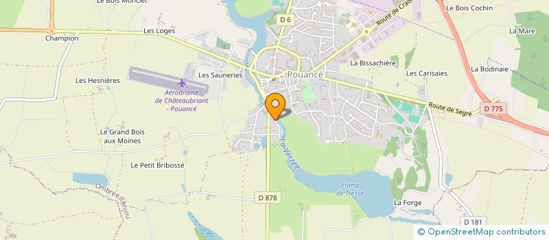 localisation de l'entreprise MONSIEUR GILLES GOISET à OMBREE D'ANJOU