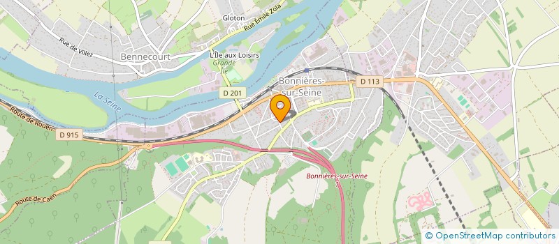 localisation de l'entreprise MONSIEUR GILLES GOMEZ  BONNIERES-SUR-SEINE