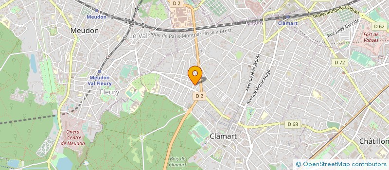 localisation de l'entreprise MONSIEUR GILLES GONCALVES à CLAMART