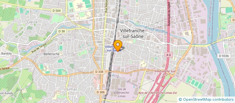 localisation de l'entreprise MONSIEUR GILLES GONON à VILLEFRANCHE-SUR-SAONE