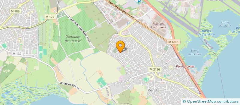 localisation de l'entreprise MONSIEUR GILLES GONTHIER  PEROLS