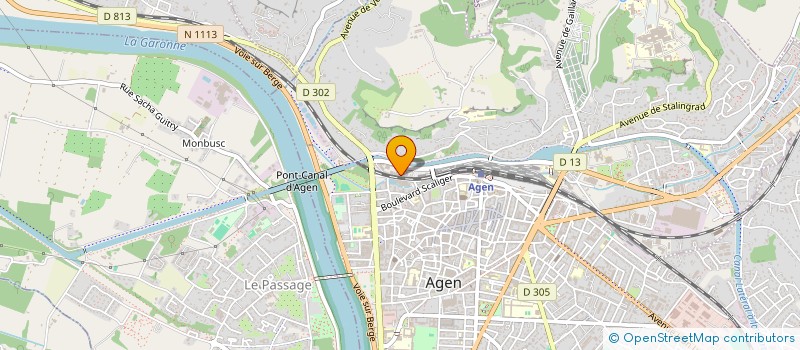 localisation de l'entreprise MONSIEUR GILLES GORIN  AGEN