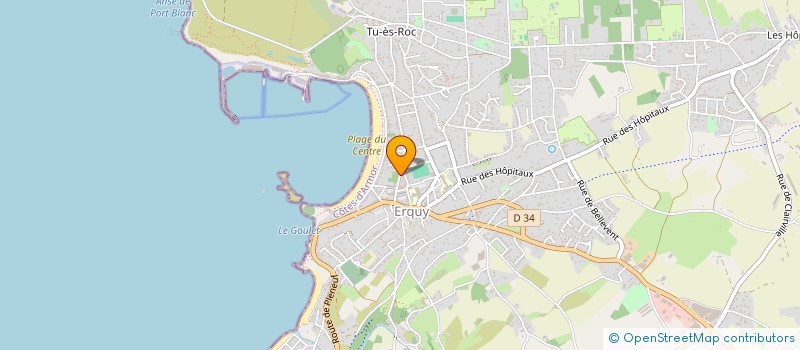 localisation de l'entreprise MONSIEUR GILLES GORVEL à ERQUY