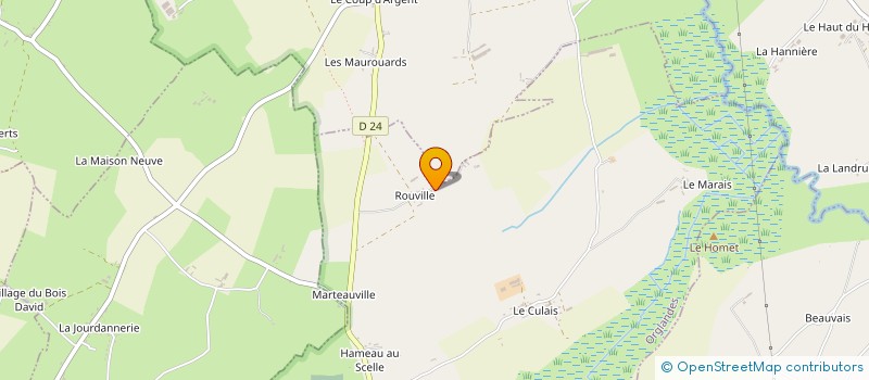 localisation de l'entreprise MONSIEUR GILLES GOUBERT  ORGLANDES