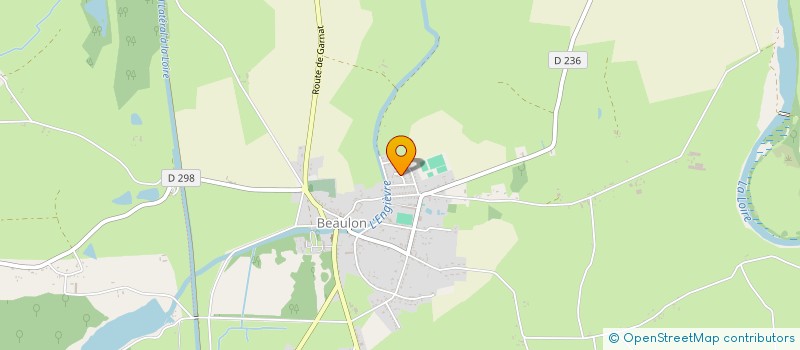 localisation de l'entreprise MONSIEUR GILLES GOUGNAUD  BEAULON