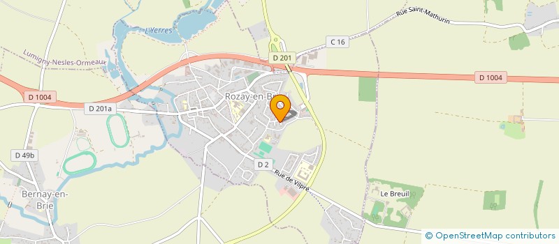 localisation de l'entreprise MONSIEUR GILLES GOUJAT  ROZAY-EN-BRIE