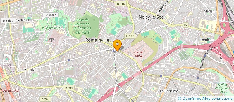 localisation de l'entreprise MONSIEUR GILLES GOURLOT à ROMAINVILLE