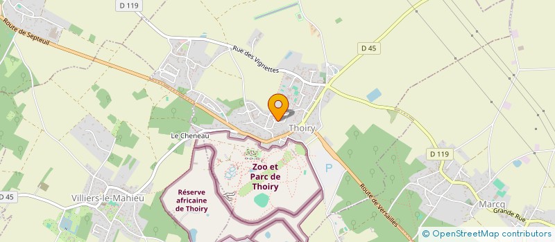 localisation de l'entreprise MONSIEUR GILLES GOURVIL  THOIRY