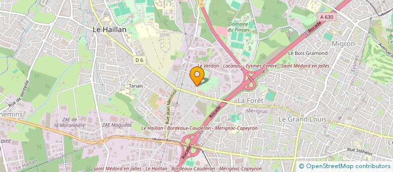 localisation de l'entreprise MONSIEUR GILLES GOUSSIN  EYSINES