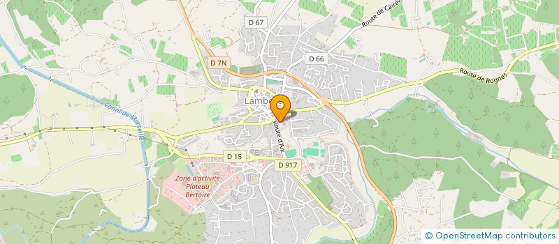 localisation de l'entreprise MONSIEUR GILLES GOUZERH  LAMBESC