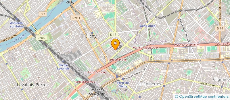 localisation de l'entreprise MONSIEUR GILLES GOVO à CLICHY