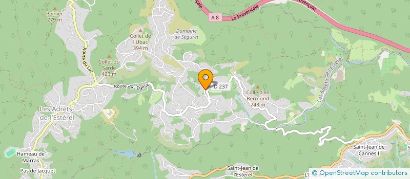 localisation de l'entreprise MONSIEUR GILLES GRAILLE à LES ADRETS-DE-L'ESTEREL