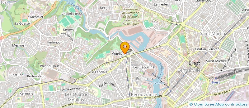 localisation de l'entreprise MONSIEUR GILLES GRANDIL à BREST