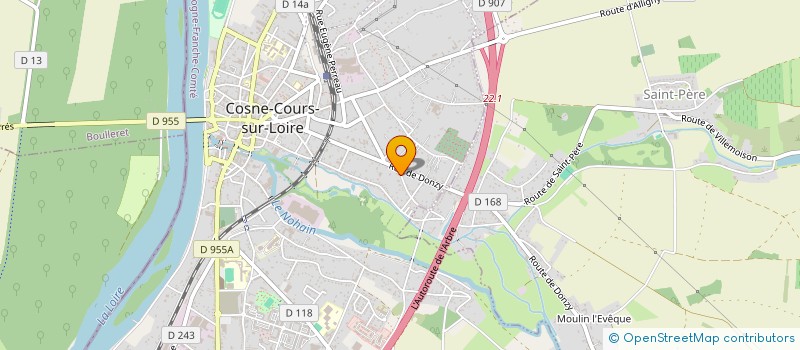 localisation de l'entreprise MONSIEUR GILLES GRANDJEAN à COSNE-COURS-SUR-LOIRE