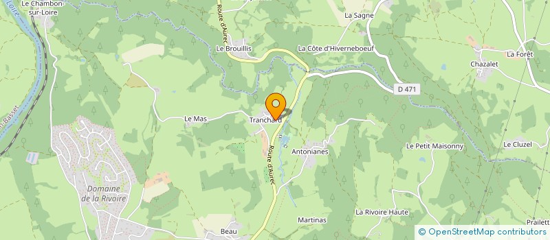 localisation de l'entreprise MONSIEUR GILLES GRANGER  MONISTROL-SUR-LOIRE