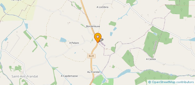 localisation de l'entreprise MONSIEUR GILLES GRATTON  SAINTE-MERE