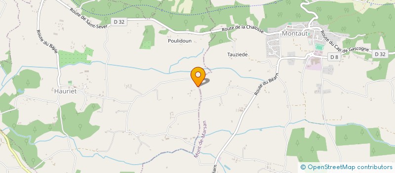 localisation de l'entreprise MONSIEUR GILLES GRAZIANI  CAUPENNE