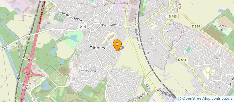 localisation de l'entreprise MONSIEUR GILLES GREATTI à OIGNIES