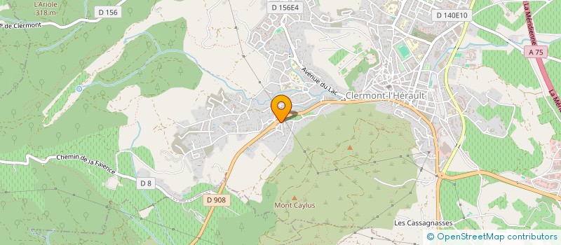 localisation de l'entreprise MONSIEUR GILLES GREGOIRE  CLERMONT L'HERAULT