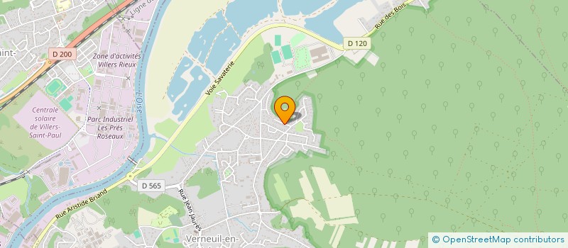 localisation de l'entreprise MONSIEUR GILLES GRELA  VERNEUIL-EN-HALATTE