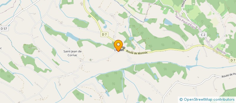 localisation de l'entreprise MONSIEUR GILLES GREZE  SAINT-PAUL-D'ESPIS