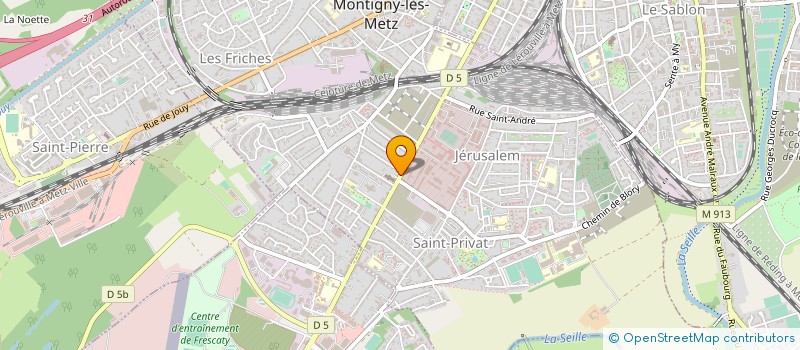 localisation de l'entreprise MONSIEUR GILLES GRILLOT à MONTIGNY-LES-METZ