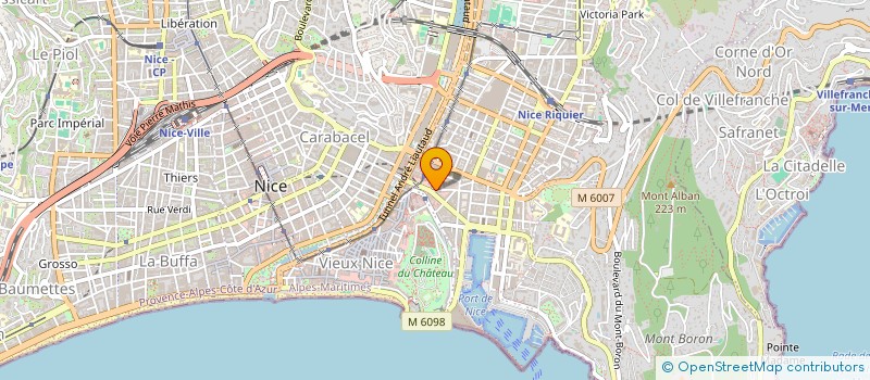 localisation de l'entreprise MONSIEUR GILLES GRLJ à NICE