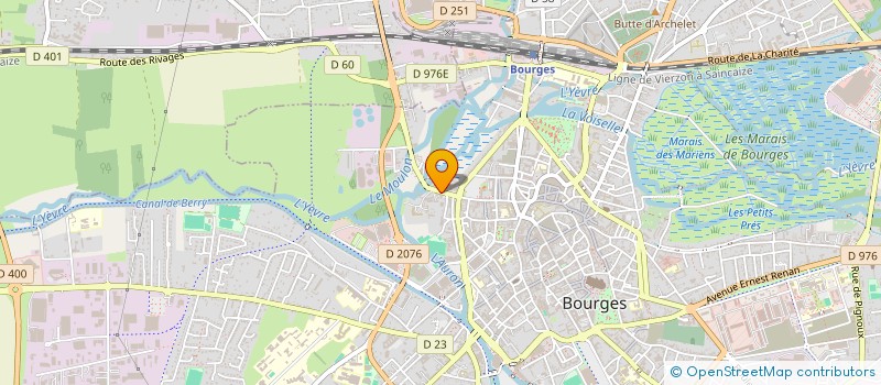 localisation de l'entreprise MONSIEUR GILLES GROND  BOURGES