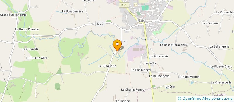 localisation de l'entreprise MONSIEUR GILLES GRUAU  BAIS