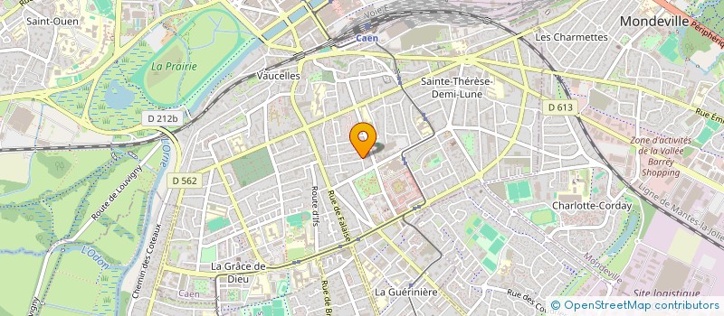 localisation de l'entreprise MONSIEUR GILLES GUDANIS à CAEN