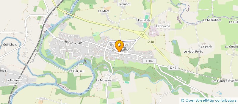 localisation de l'entreprise MONSIEUR GILLES GUEHO  BOURG-DES-COMPTES