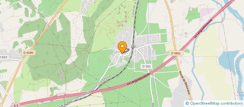 localisation de l'entreprise MONSIEUR GILLES GUEIFFIER  SERNHAC