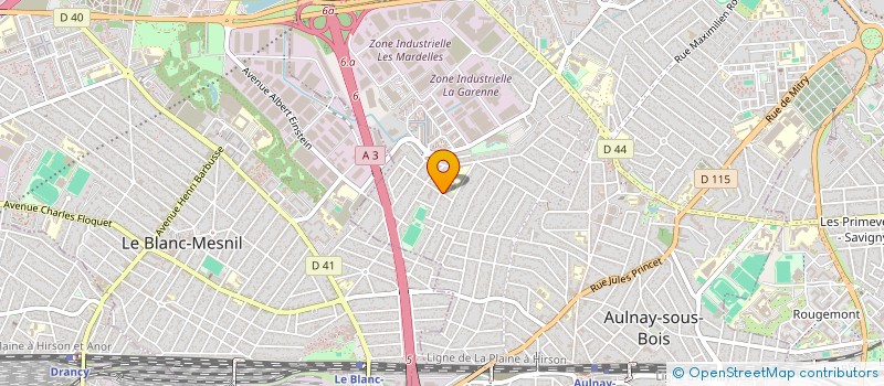 localisation de l'entreprise MONSIEUR GILLES GUERBER à AULNAY-SOUS-BOIS