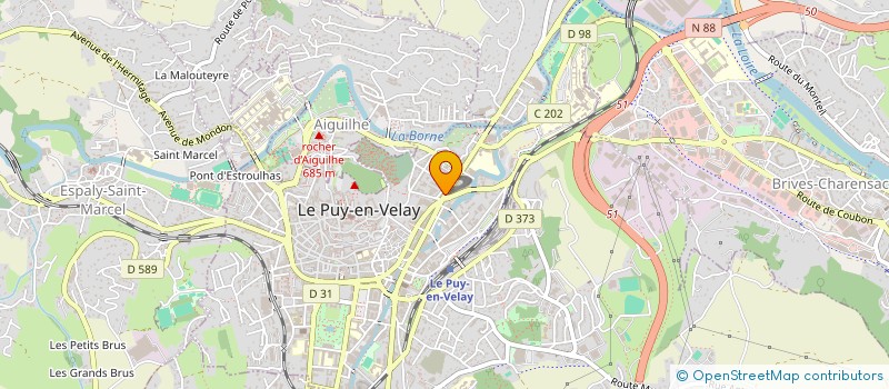 localisation de l'entreprise MONSIEUR GILLES GUERIN à LE PUY-EN-VELAY