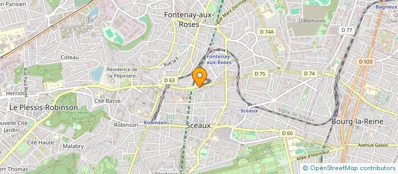 localisation de l'entreprise MONSIEUR GILLES GUERIN à FONTENAY-AUX-ROSES